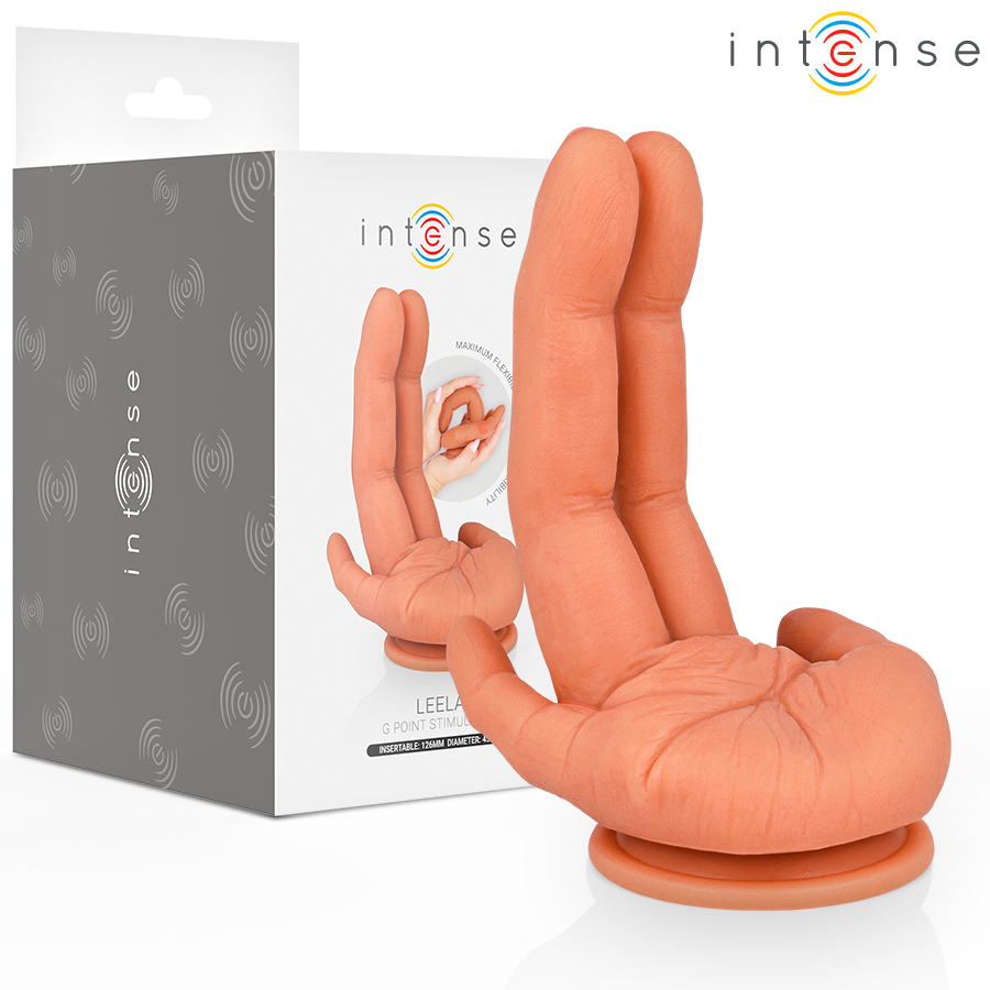 La marca INTENSE FUN nos facilita esta imagen de su producto INTENSE - LEELA ESTIMULADOR PUNTO·G MANO FLEXIBLE 12