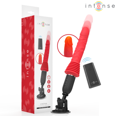 La marca INTENSE FUN nos facilita esta imagen de su producto INTENSE - CYNTHIA VIBRADOR THRUSTING CONTROL REMOTO CON CALOR para nuestro catálogo.