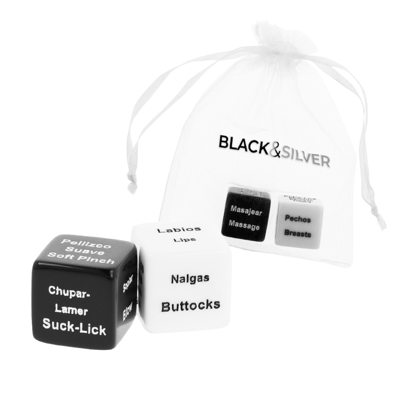 La marca BLACK&SILVER nos facilita esta imagen de su producto BLACK&SILVER - DADOS PARA PAREJAS ES/EN para nuestro catálogo.