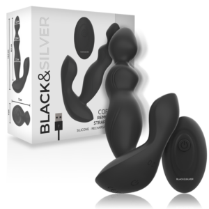 La marca BLACK&SILVER nos facilita esta imagen de su producto BLACK&SILVER - CORA PLUG PROSTÁTICO SILICONA CONTROL REMOTO para nuestro catálogo.