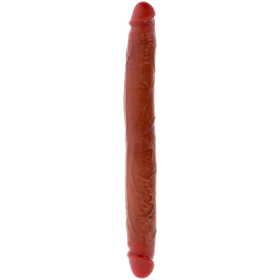 La marca GET REAL nos facilita esta imagen de su producto GET REAL - DILDO DOBLE DONG DE SILICONA CARAMELO 35 CM para nuestro catálogo.