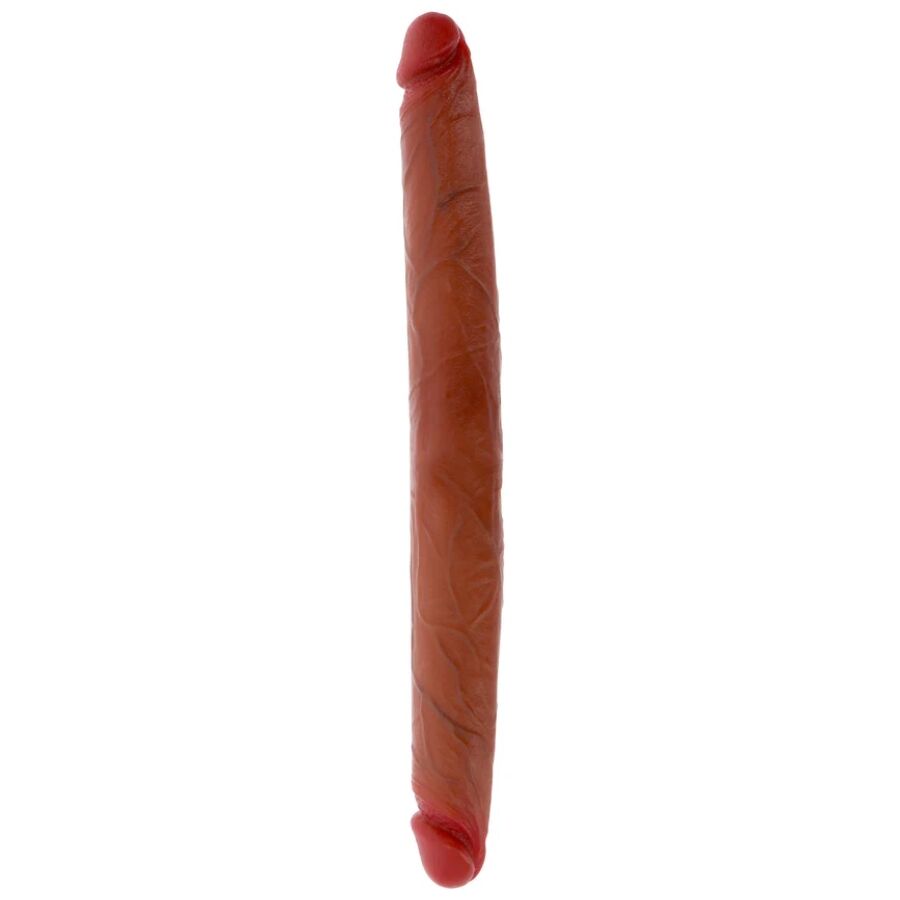 La marca GET REAL nos facilita esta imagen de su producto GET REAL - DILDO DOBLE DONG DE SILICONA CARAMELO 40 CM para nuestro catálogo.