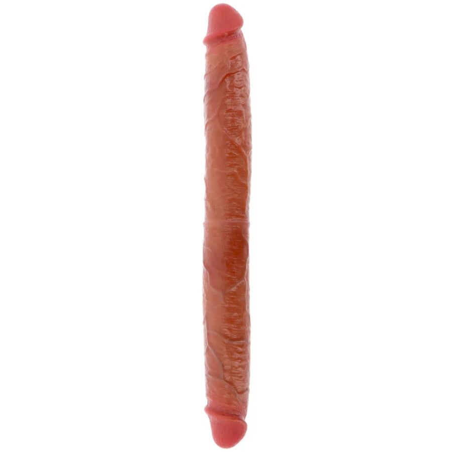 La marca GET REAL nos facilita esta imagen de su producto GET REAL - DILDO DOBLE DONG DE SILICONA CARAMELO 46 CM para nuestro catálogo.