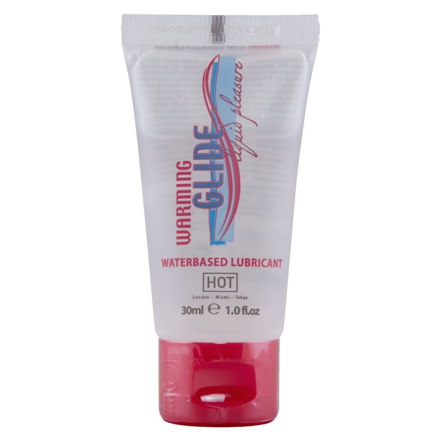 La marca HOT nos facilita esta imagen de su producto HOT - WARMING GLIDE LIQUID PLEASURE LUBRICANTE BASE AGUA EFECTO CALOR 30 ML para nuestro catálogo.