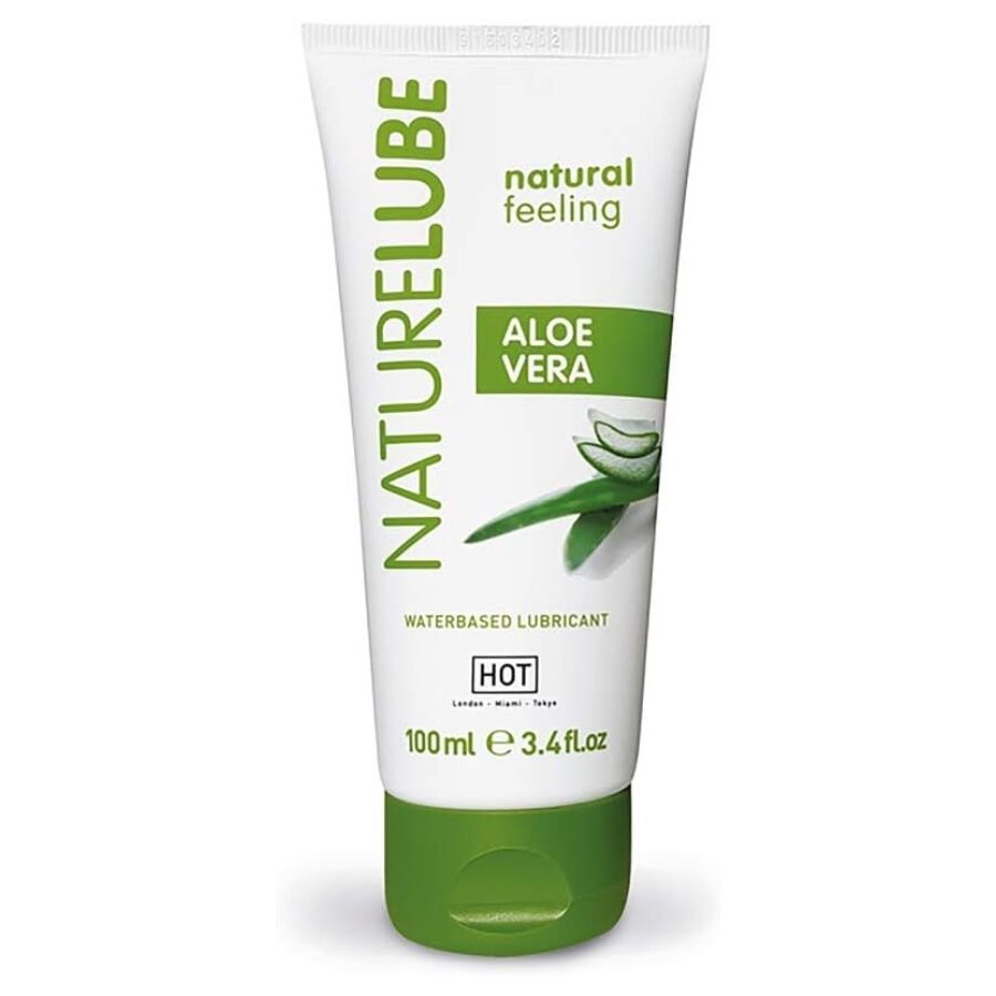 La marca HOT nos facilita esta imagen de su producto HOT - NATURE LUBE LUBRICANTE BASE AGUA ALOE VERA 100 ML para nuestro catálogo.