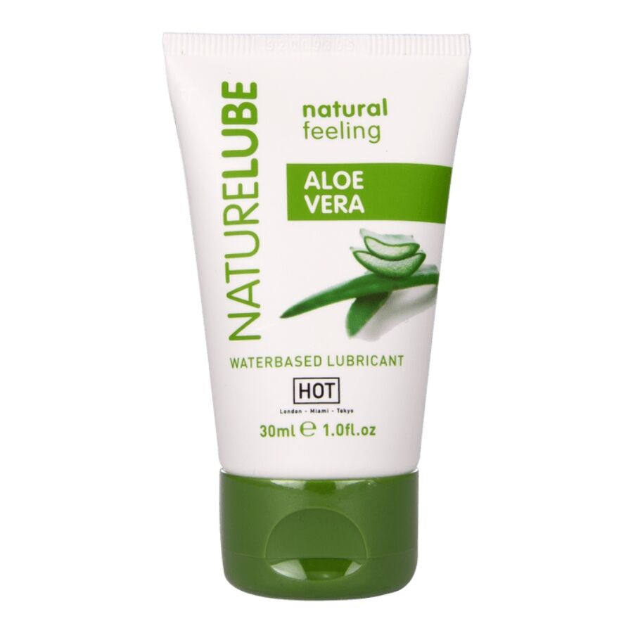 La marca HOT nos facilita esta imagen de su producto HOT - NATURE LUBE LUBRICANTE BASE AGUA ALOE VERA 30 ML para nuestro catálogo.