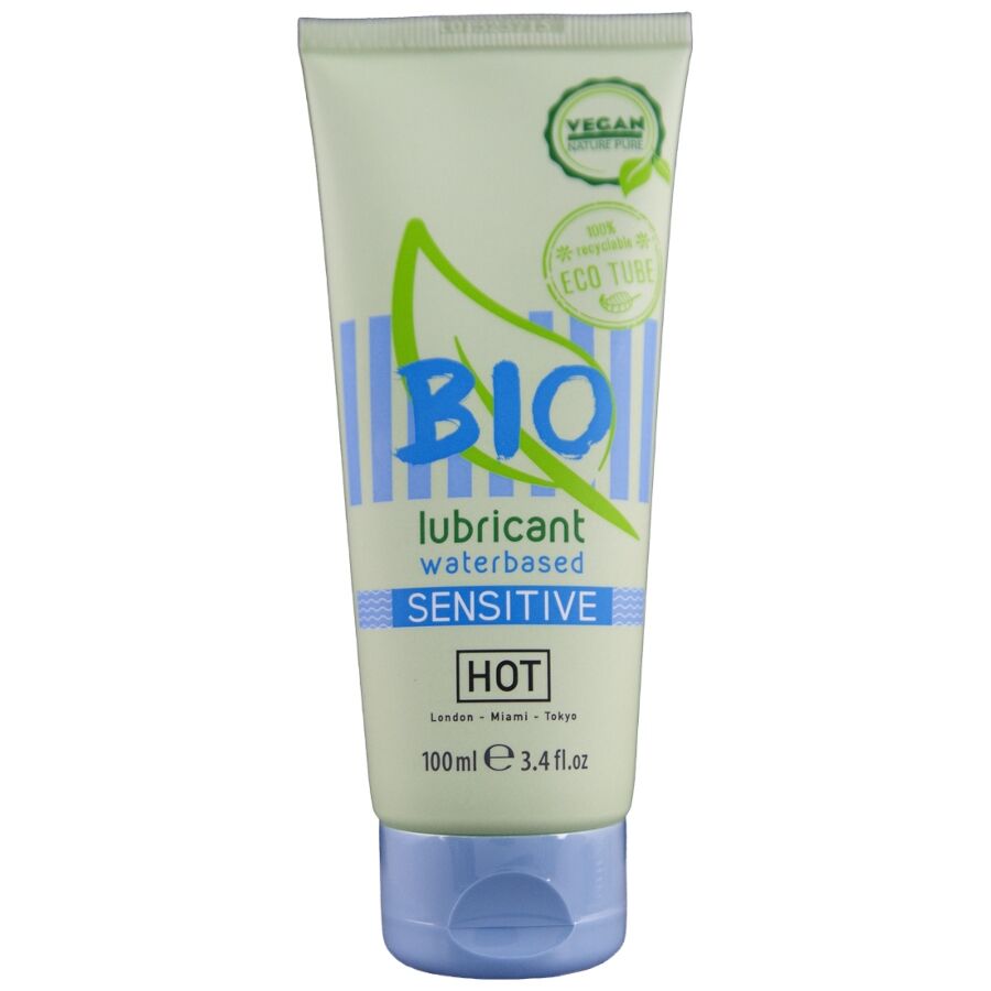 La marca HOT nos facilita esta imagen de su producto HOT - BIO LUBRICANT LUBRICANTE BIO BASE AGUA SENSIBLE 100 ML para nuestro catálogo.