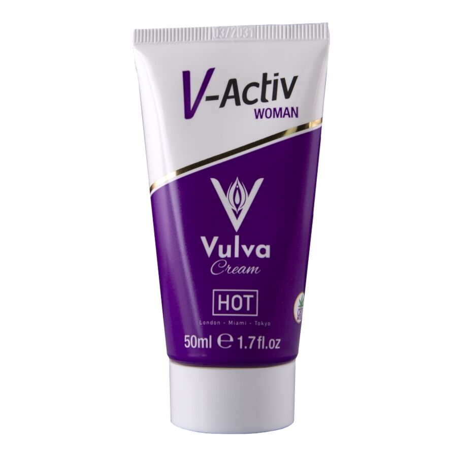La marca HOT nos facilita esta imagen de su producto HOT - CREMA PARA VULVA CON CBD 50 ML para nuestro catálogo.