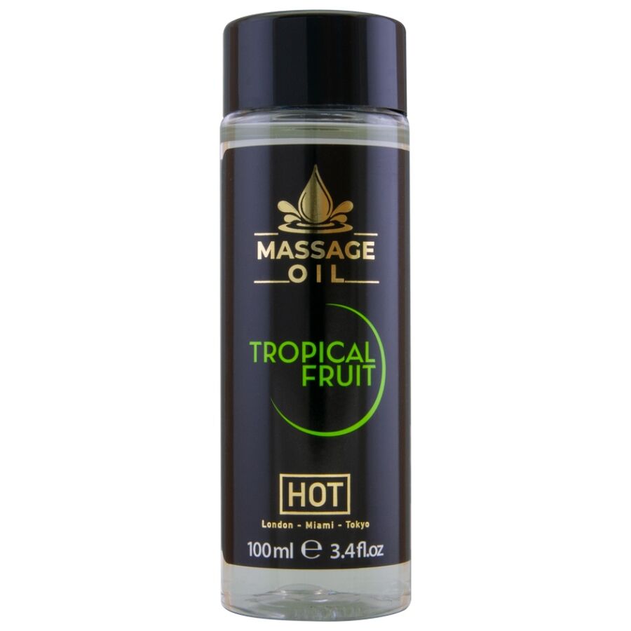 La marca HOT nos facilita esta imagen de su producto HOT - ACEITE DE MASAJE FRUTA TROPICAL 100 ML para nuestro catálogo.