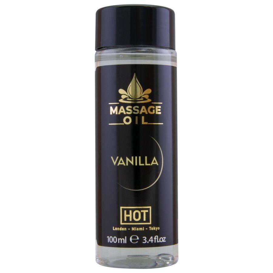 La marca HOT nos facilita esta imagen de su producto HOT - ACEITE DE MASAJE VAINILLA 100 ML para nuestro catálogo.