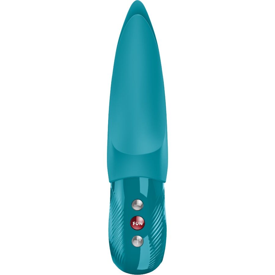 La marca FUN FACTORY nos facilita esta imagen de su producto FUN FACTORY - VOLTA VIBRADOR LAY-ON AGUAMARINA para nuestro catálogo.