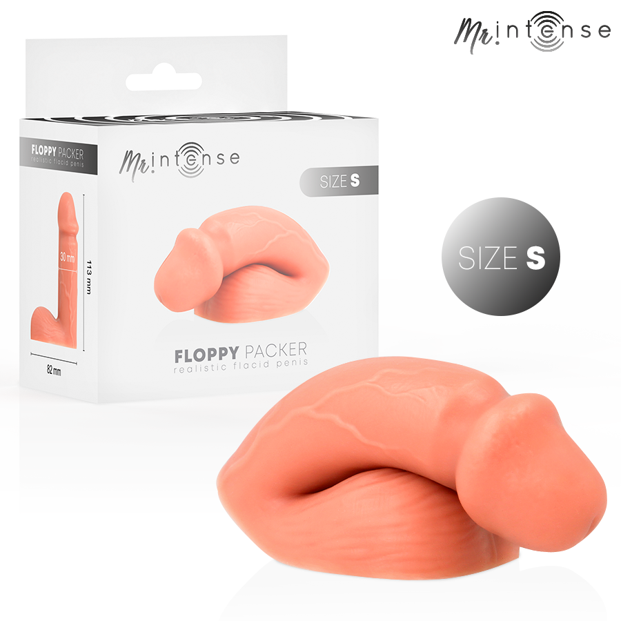 La marca MR. INTENSE DILDOS nos facilita esta imagen de su producto MR INTENSE - FLOPPY TALLA S PACKER REALÍSTICO para nuestro catálogo.