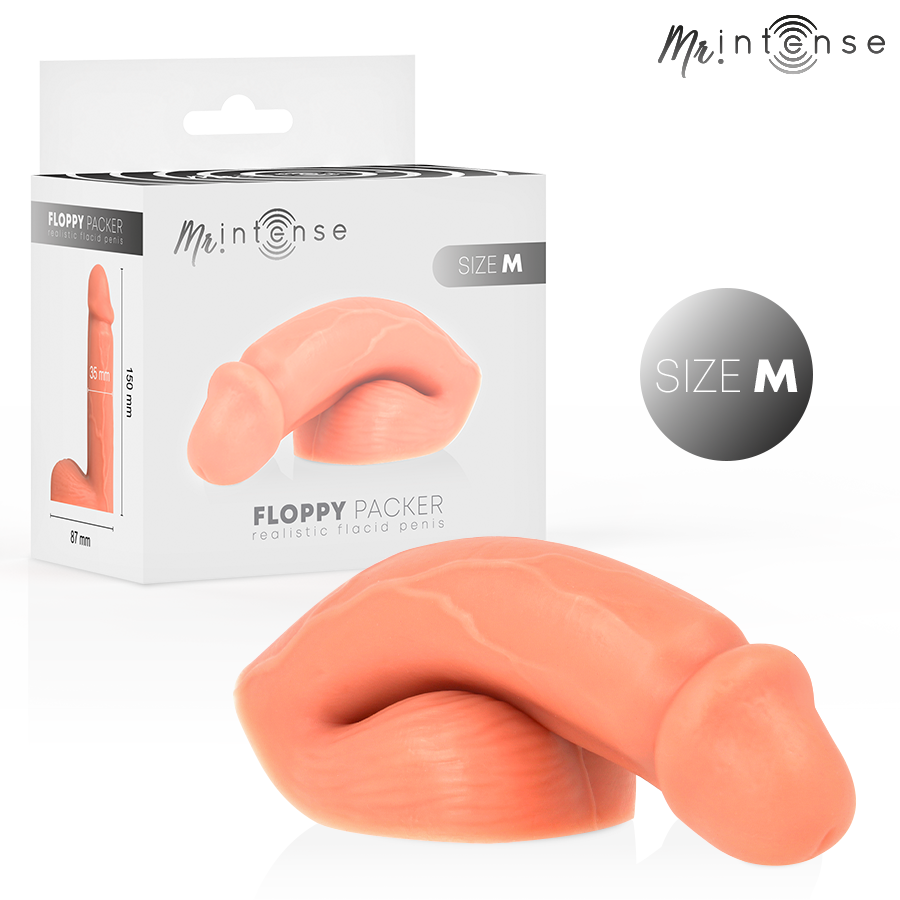 La marca MR. INTENSE DILDOS nos facilita esta imagen de su producto MR INTENSE - FLOPPY TALLA M PACKER REALÍSTICO para nuestro catálogo.