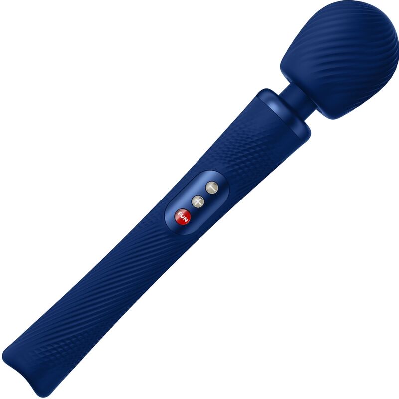 La marca FUN FACTORY nos facilita esta imagen de su producto FUN FACTORY - VIM WAND RUMBLE VIBRADOR RECARGABLE SILICONA AZUL MEDIANOCHE para nuestro catálogo.