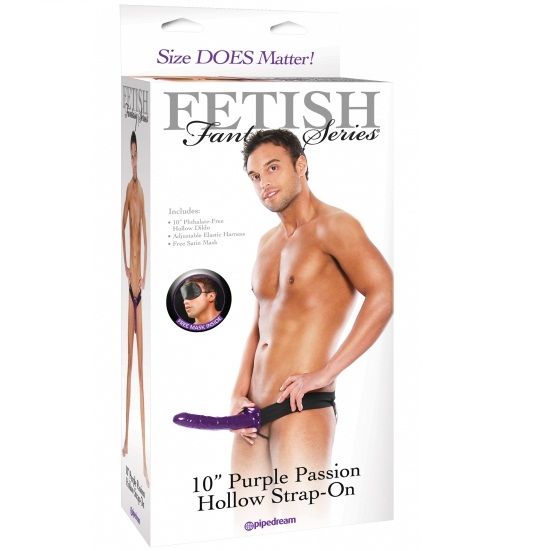 La marca FETISH FANTASY SERIES nos facilita esta imagen de su producto FETISH FANTASY ARNES HUECO AJUSTABLE LILA 22 CM para nuestro catálogo.