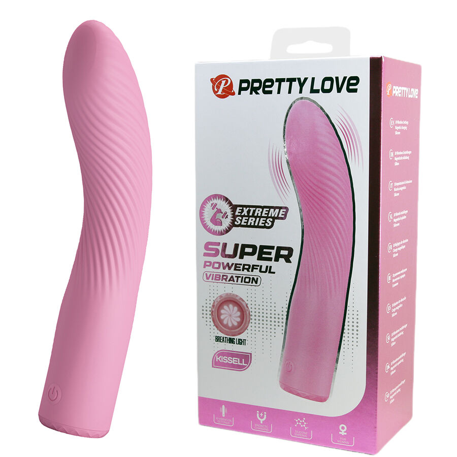 La marca PRETTY LOVE FLIRTATION nos facilita esta imagen de su producto PRETTY LOVE - KISELL VIBRADOR PUNTO G ROSA para nuestro catálogo.