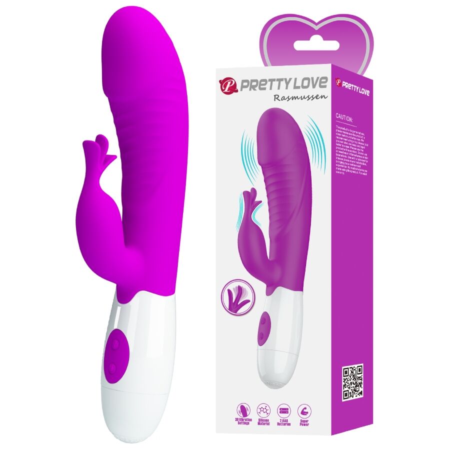 La marca PRETTY LOVE FLIRTATION nos facilita esta imagen de su producto PRETTY LOVE - RASMUSSEN VIBRADOR PUNTO G MORADO para nuestro catálogo.