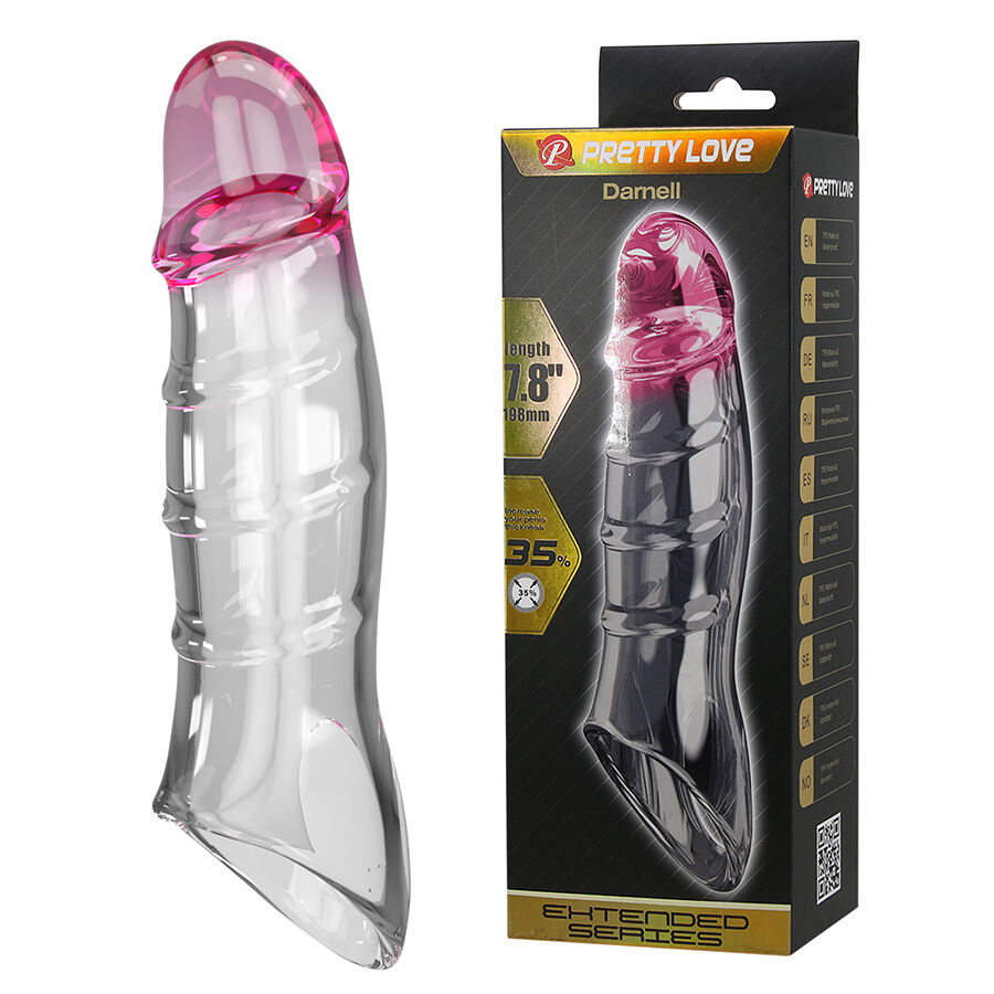 La marca PRETTY LOVE MALE nos facilita esta imagen de su producto PRETTY LOVE - DARNELL FUNDA PARA PENE EFECTO TRANSPARENTE para nuestro catálogo.