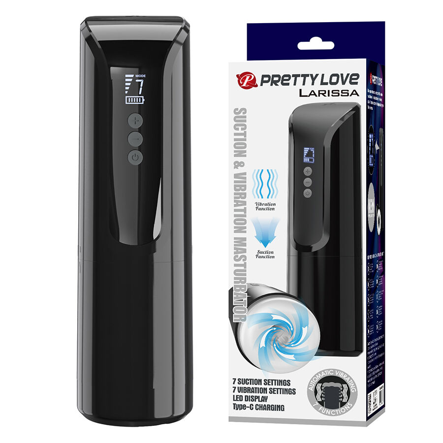 La marca PRETTY LOVE MALE nos facilita esta imagen de su producto PRETTY LOVE - LARISSA MASTURBADOR SUCCIONADOR CON VIBRACIÓN para nuestro catálogo.
