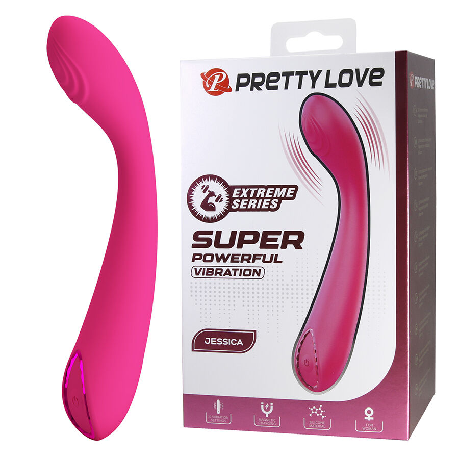 La marca PRETTY LOVE SMART nos facilita esta imagen de su producto PRETTY LOVE - JESSICA VIBRADOR DE ALTA POTENCIA ROSA para nuestro catálogo.