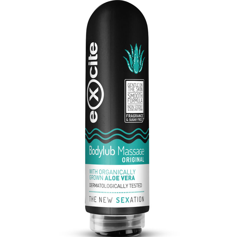 La marca EXCITE nos facilita esta imagen de su producto EXCITE - BODYLUB MASSAGE GEL ORIGINAL ALOE VERA 200 ML para nuestro catálogo.
