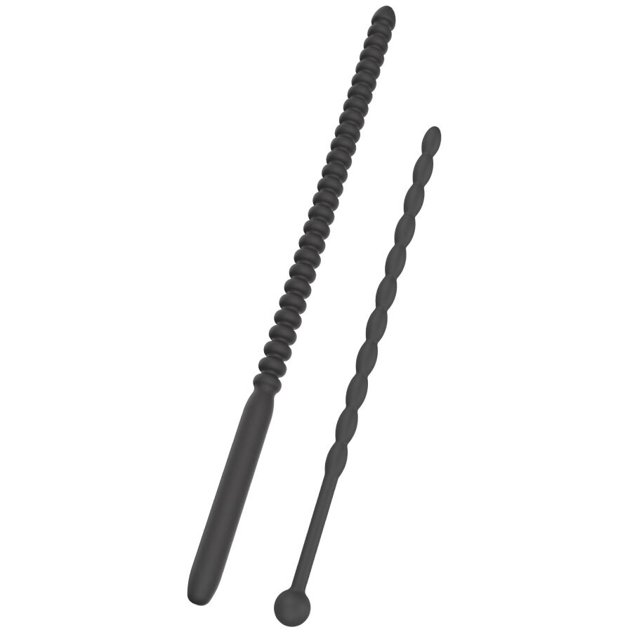 La marca HIDDEN DESIRE nos facilita esta imagen de su producto HIDDEN DESIRE - EXTREME ADVANCED DILATADORES DE URETRA CON ESTRÍAS 2 UDS para nuestro catálogo.