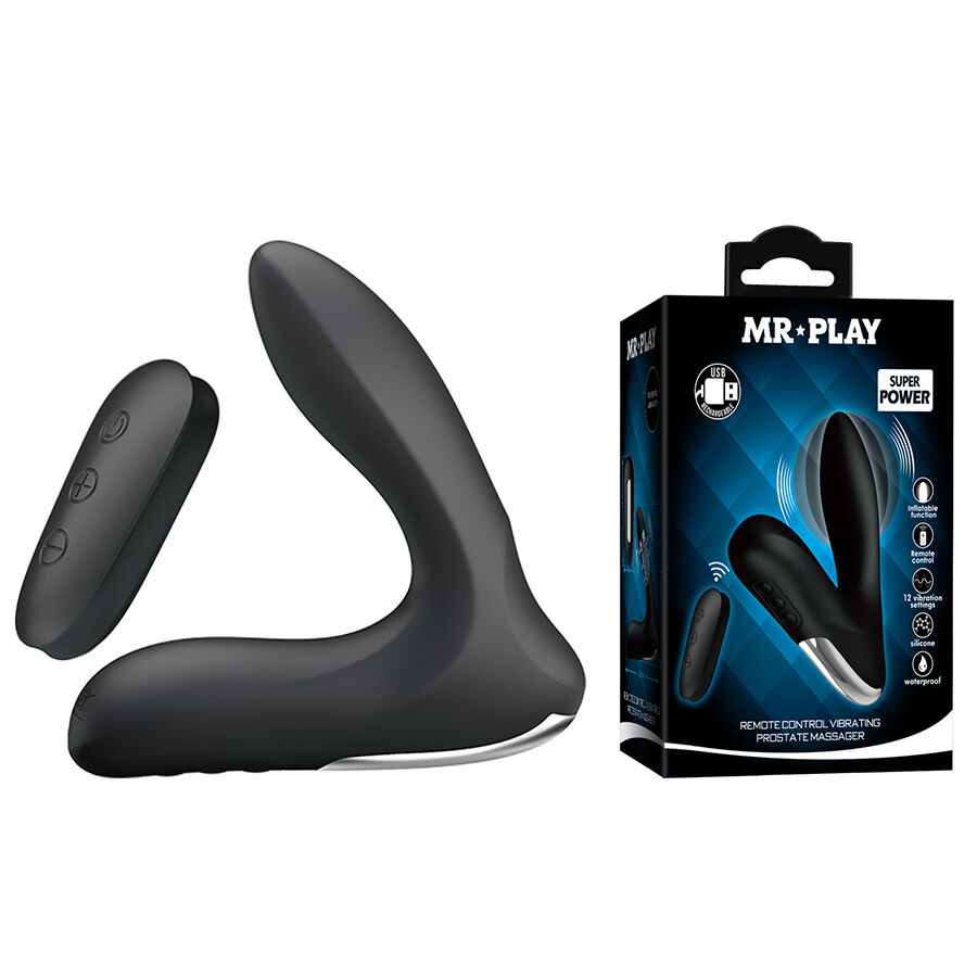 La marca MR PLAY nos facilita esta imagen de su producto MR PLAY - MASAJEADOR DE PRÓSTATA CON VIBRACIÓN CONTROL REMOTO para nuestro catálogo.