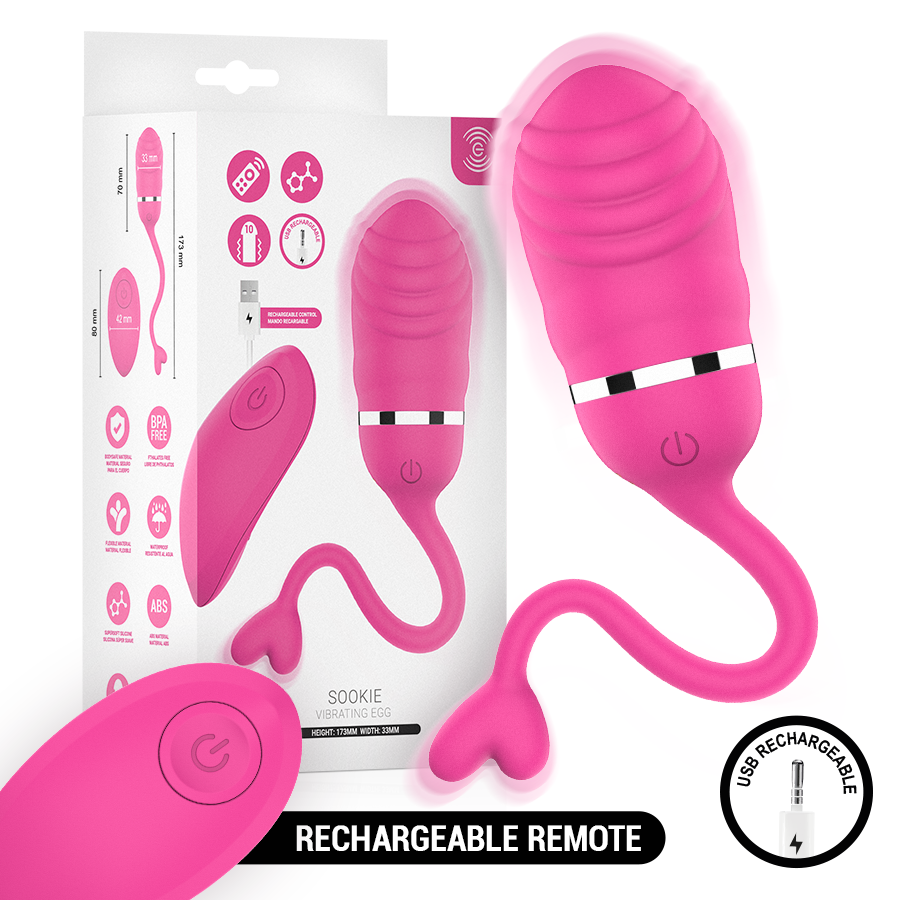 La marca INTENSE REMOTE CONTROL nos facilita esta imagen de su producto INTENSE - SOOKIE HUEVO VIBRADOR CON CONTROL REMOTO ROSA para nuestro catálogo.