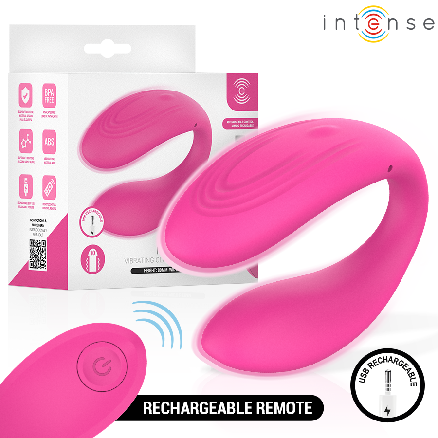 La marca INTENSE REMOTE CONTROL nos facilita esta imagen de su producto INTENSE - NORA ESTIMULADOR DE PINZA CON VIBRACIÓN ROSA para nuestro catálogo.