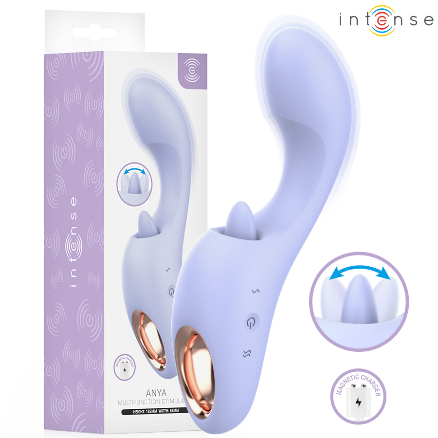 La marca INTENSE HIGH TECH nos facilita esta imagen de su producto INTENSE - ANYA ESTIMULADOR MULTIFUNCIÓN CON VIBRACIÓN Y MOVIMIENTO para nuestro catálogo.
