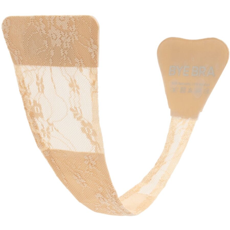 La marca BYE BRA - UNDERWEAR nos facilita esta imagen de su producto BYE-BRA - TANGA ADHESIVO ENCAJE BEIGE TALLA ÚNICA para nuestro catálogo.